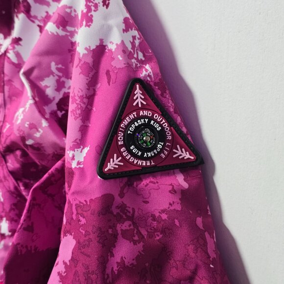 Girls Rain Jackets Lightweight Waterproof Hooded Raincoats Windbreakers Top&Sky - Picture 3 of 5